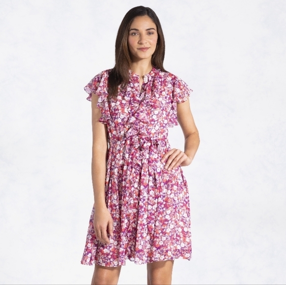 Shoshanna 12 Rylee Anfa Floral Dress - Picture 2 of 10
